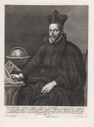 R. P. Ioannes Carolus della Faille - Jean-Charles de la Faille (1597-1652) Mathematiker mathematician Jesuit J