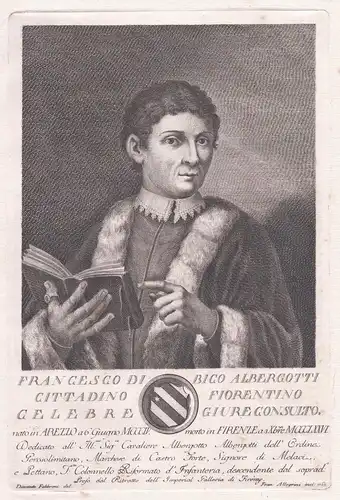 Francesco di Bico Albergotti Cittadino Florentino celebre Giureconsulto ... - Francesco Albergotti (1304-1376)
