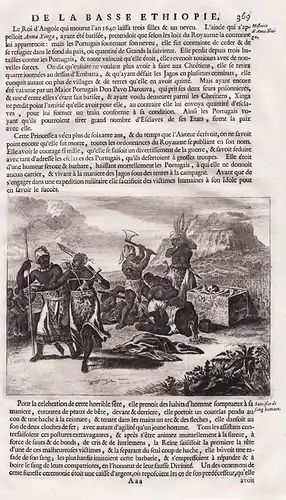 (Ritual involving human sacrifice in honor of African ruler Nzinga of Ndongo and Matamba, 1583-1663) / Africa