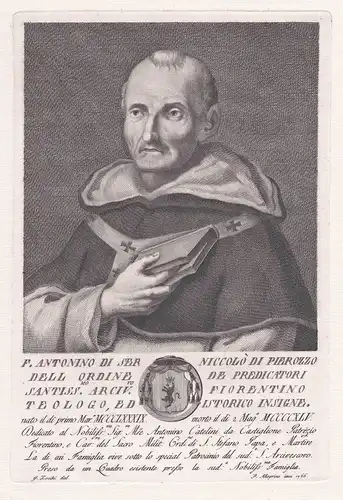 F. Antonio di Ser Niccolo di Pierozzo dell Ordine de Predicatori ... - Antonio Pierozzi (1389-1459) Italian Do