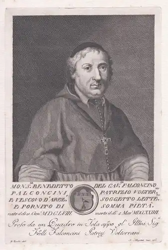 Mons. Benedetto del Cav. Falconcino Falconcini ... - Benedetto Falconcini (1657-1724) Italian jurist bishop wr
