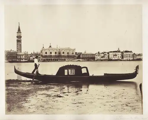 (Piazza San Marco) - Panorama Gondola Gondoliere / Venezia Venedig Venice