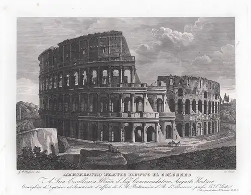 Amfiteatro Flavio detto il Colosseo - Roma Rome Rom / Colosseum Kolosseum
