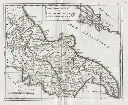 Partie Septentrionale du Royaume de Naples - Regno di Napoli / Campania / Puglia / Basilicata / Italia / Italy