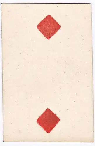(Karo 2) - two of diamonds / playing card carte a jouer Spielkarte cards cartes