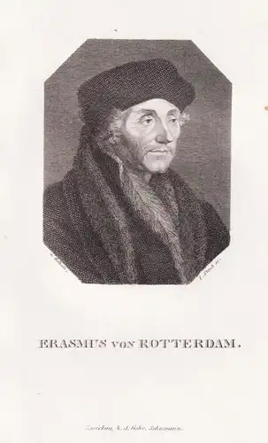 Erasmus von Rotterdam - Erasmus of Rotterdam (1466-1536) Humanist Renaissance / Portrait