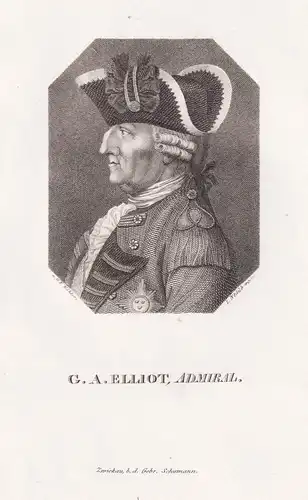 G.A. Elliot, Admiral - George Elliot (1784-1863) Admiral / Portrait