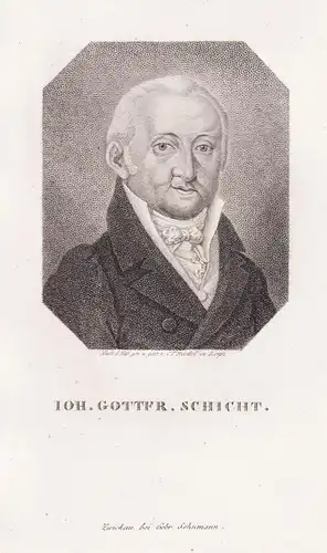 Ioh. Gottfr. Schicht - Johann Gottfried Schicht (1753-1823) composer Komponist / Portrait