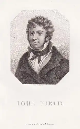 John Field - (1782-1837) composer Komponist Ireland / Portrait