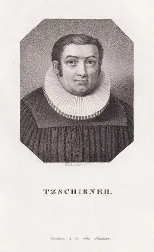 Tzschirner - Heinrich Gottlieb Tzschirner (1778-1828) theologian Theologe / Portrait
