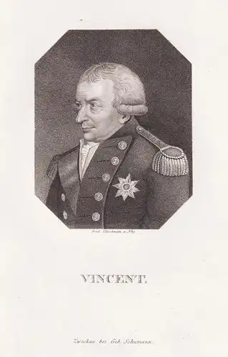 Vincent - John J. Vincent (1735-1823) Admiral Earl / Portrait