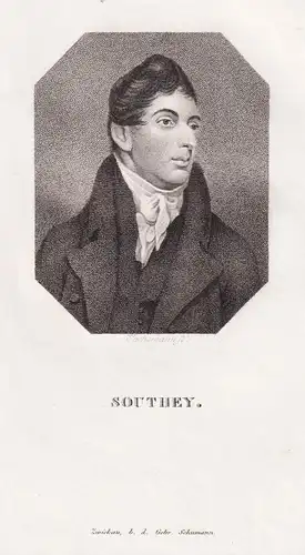 Southey - Robert Southey (1774-1843) English poet Dichter / Portrait