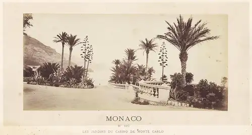 Monaco. Les jardins du Casino de Monte Carlo. - Monte-Carlo Monaco / jardins gardens Garten