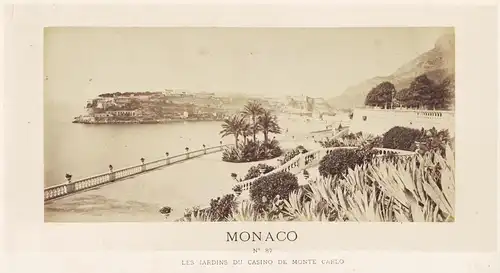 Monaco. Les jardins du Casino de Monte Carlo. - Monte-Carlo / gardens Garten