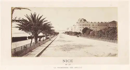 Nice. La Promenade des Anglais. - Nice Nizza / Alpes-Maritimes Provence-Alpes-Côte d'Azur / France Frankreich