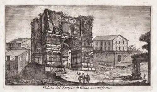 Veduta del Tempio di Giano quadrifronte - Roma Rom Rome / Tempio di Giano