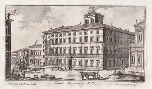 Veduta del Palazzo Mattei - Roma Rom Rome / Palazzo Mattei di Giove
