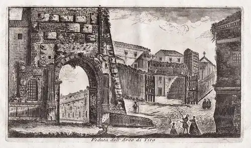 Veduta dell'Arco di Tito - Roma Rom Rome / Titusbogen Arco di Tito
