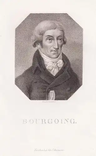 Bourgoing - Jean Francois de Bourgoing (1748-1811) diplomat officer Offizier Schriftsteller writer / Portrait