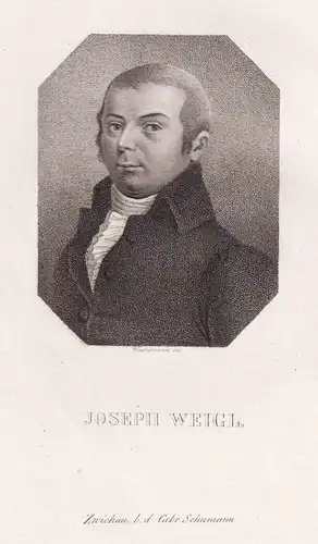 Joseph Weigl - (1766-1846) composer Komponist conductor Dirigent Eisenstadt / Portrait