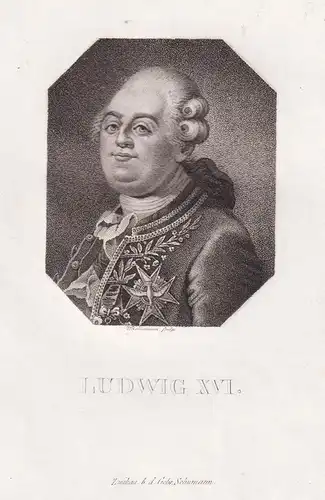 Ludwig XVI - Louis XVI (1754-1793) Ludwig King Rio König / Portrait