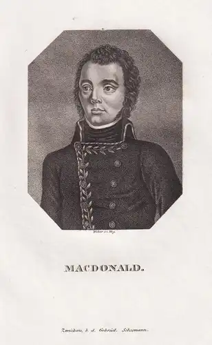 Macdonald - Etienne Macdonald Duke of Taranto (1765-1840) Marshal French Revolution / Portrait