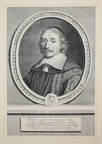 Samuel Bochartus... - Samuel Bochart (1599-1667) French Orientalist Orient Oxford Stockholm Portrait