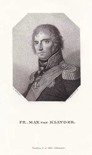 Fr. Max von Klinger - Friedrich Maximilian Klinger (1752-1831) poet Dichter dramatist Dramatiker Sturm und Dra