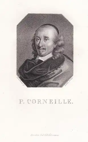 P. Corneille - Pierre Corneille (1606-1684) tragedien Tragödie poet Dichter dramatist Dramatiker / Portrait