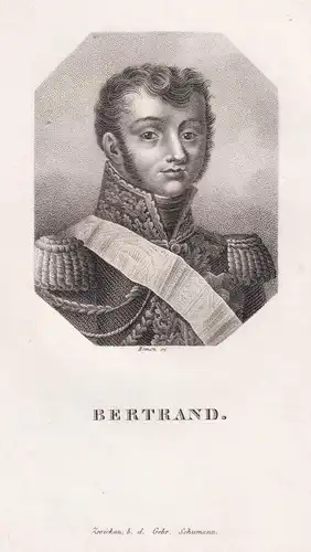 Bertrand - Henri Gratien Bertrand (1773-1844) French General Napoleon / Portrait