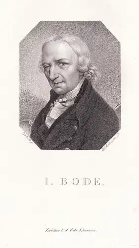 I. Bode - Johann Elert Bode (1747-1826) astronomer Astronom astronomy Astronomie / Portrait
