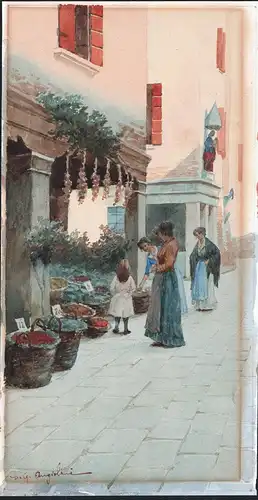 (Italian Market scene) / Italia / Italy / Italien