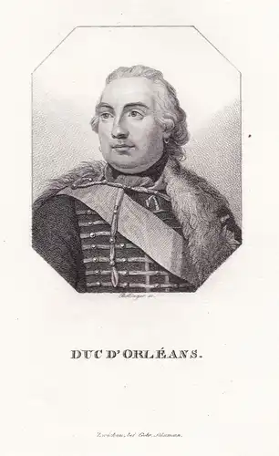 Duc d'Orleans - Louis-Philippe II. Joseph de Bourbon, duc d'Orleans (1747-1793) / Portrait