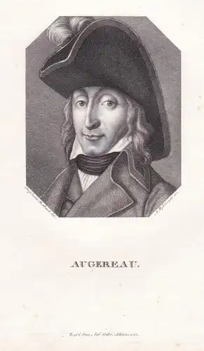 Augereau - Charles Pierre Francois Augereau (1757-1816) French military commander Marshal Napoleon / Portrait