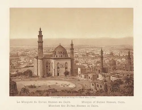 Moschee des Sultans Hassan in Cairo - Mosque-Madrasa of Sultan Hasan / Cairo Kairo / Egypt Ägypten