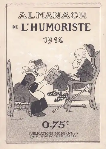 Almanach de l'humoriste / Vorzeichnung für das Cover von Almanach de l'Humoriste (1912)