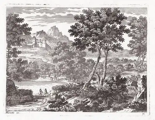 Landscape with trees, a river and a fortress (71)