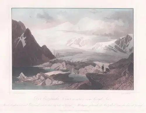 Der Oezthaler Ferner gesehen vom Gurgl See - Gurgler Ferner Ötztaler Alpen Tirol Österreich