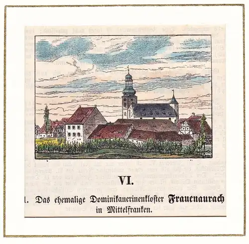 Das ehemalige Dominikanerinenkloster Frauenaurach in Mittelfranken - Kloster Frauenaurach Erlangen Mittelfrank