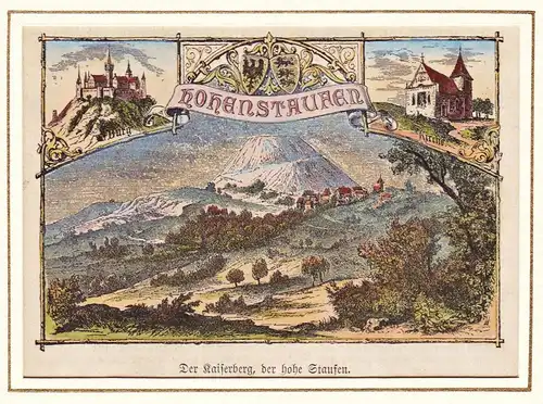 Der Kaiserberg, der hohe Staufen - Hohenstaufen Berg / Baden-Württemberg