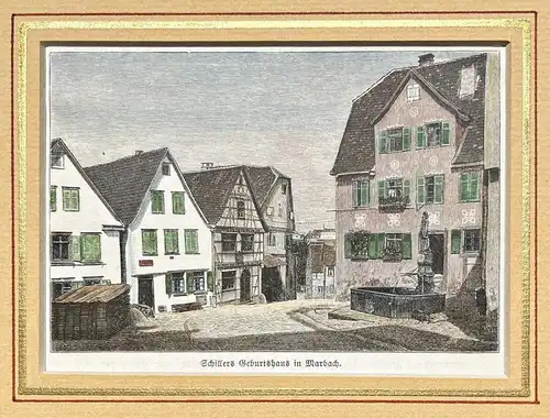 Schillers Geburtshaus in Marbach - Schillers Geburtshaus / Marbach am Neckar / Baden-Württemberg
