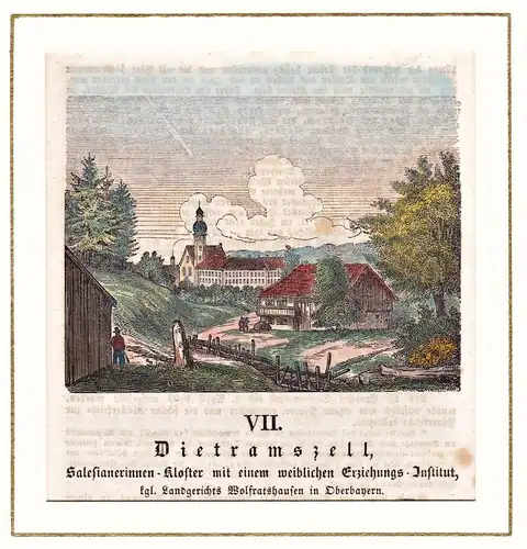 Dietramszell - Kloster Dietramszell LK Bad Tölz-Wolfratshausen Oberbayern / Bayern