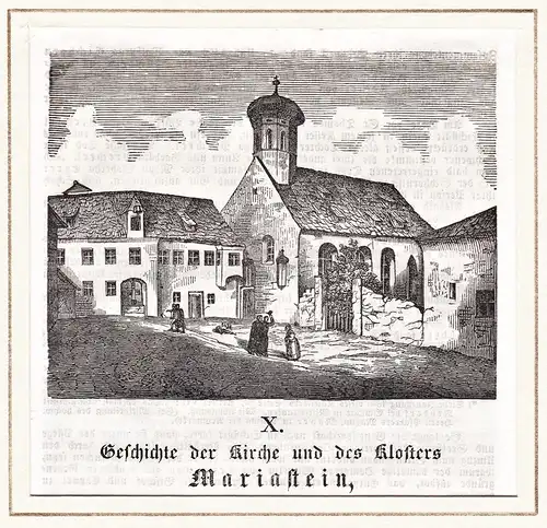 Geschichte der Kirche und des Klosters Mariastein - Kloster Marienstein Eichstätt / Bayern