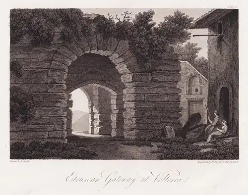Etruscan Gateway at Volterra - Porta all'Arco Volterra / Italia Italy Italien
