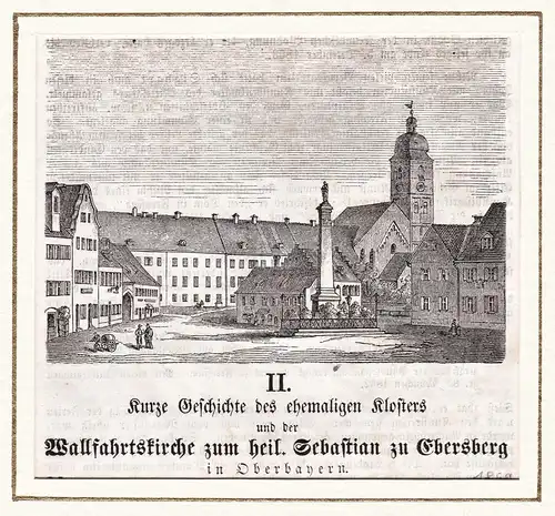 Wallfahrtskirche zum heil. Sebastian zu Ebersberg - St. Sebastian Ebersberg Oberbayern / Bayern