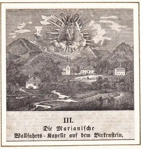 Die Marianische Wallfahrts-Kapelle auf dem Birkenstein - Wallfahrtskapelle Birkenstein Fischbachau Oberbayern