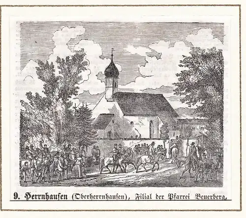 Herrnhausen (Oberherrnhausen), Filial der Pfarrei Beuerberg - Beuerberg LK Bad Tölz-Wolfratshausen Oberbayern
