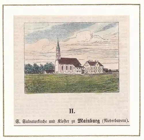 S. Salvatorkirche und Kloster zu Mainburg (Niederbayern) - St. Peter und Paul Paulinerkloster Mainburg Mainbur