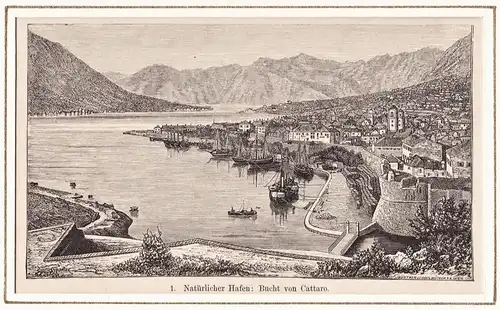 Natürlicher Hafen: Bucht von Cattaro - Bay of Kotor Boka / Montenegro