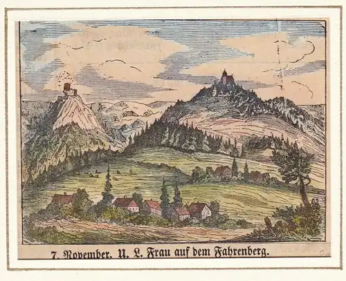 7. November, U. L. Frau auf dem Fahrenberg - Wallfahrtskirche Fahrenberg Waldthurn / Bayern